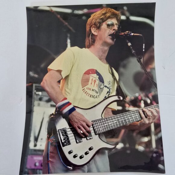 Grateful Dead Licensed Photo Print By Rob Cohn Bassist Phil Lesh Glossy Kodak Pa - Picture 11 of 12